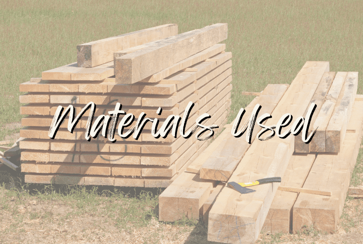 the materials used