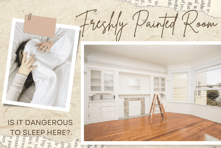 can you die from sleeping in a freshly painted room