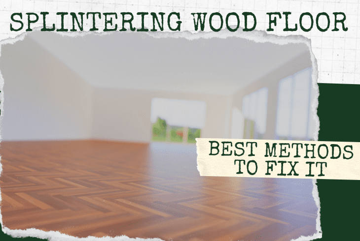how to fix splintering wood floor