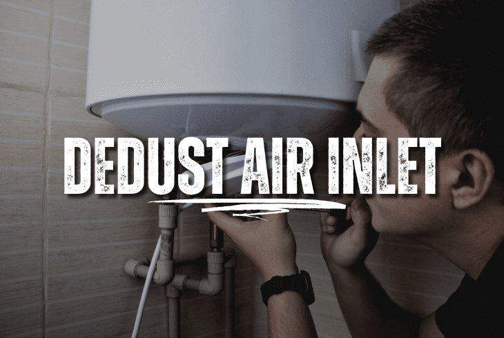 dedust air inlet