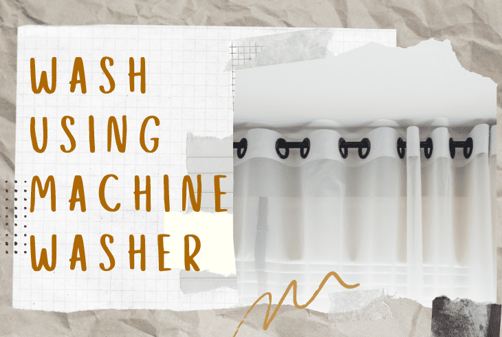 wash using machine washer