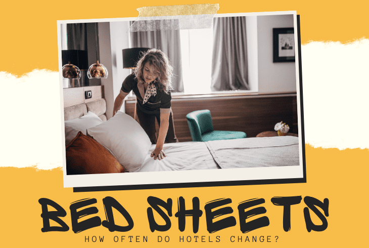 how often do hotels change bed sheets