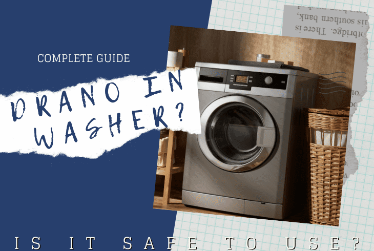 can you use drano in a washer