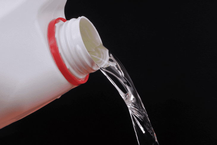put drano down the washer