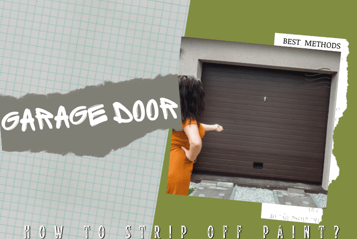 how to strip paint from garage door