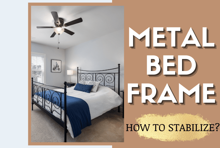 how to stabilize a metal bed frame