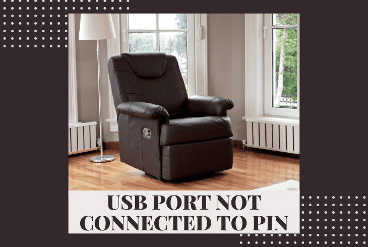usb port not connected to pin