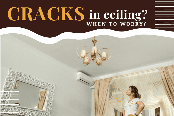 cracks in ceiling when to worry