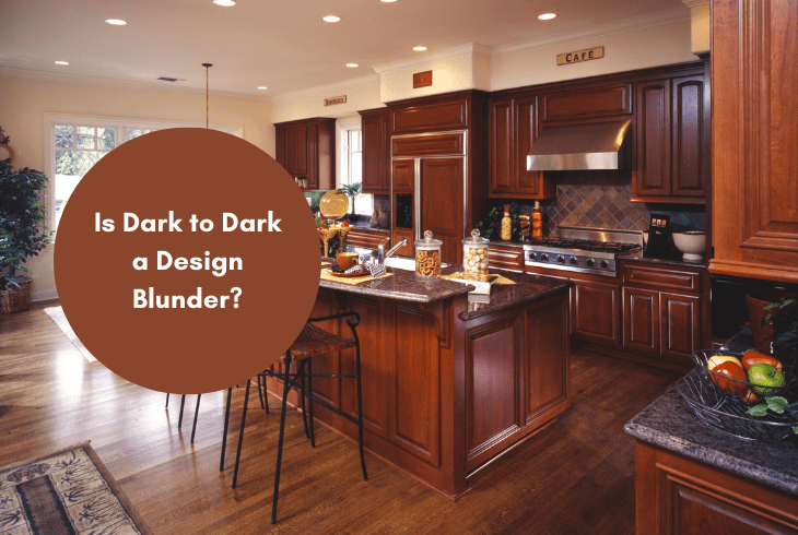 dark to dark color design blunder
