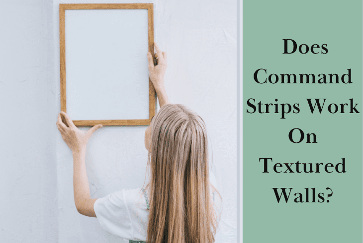 does command strips work on textured walls