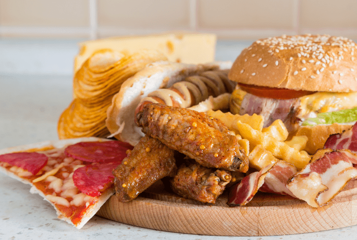 fatty food