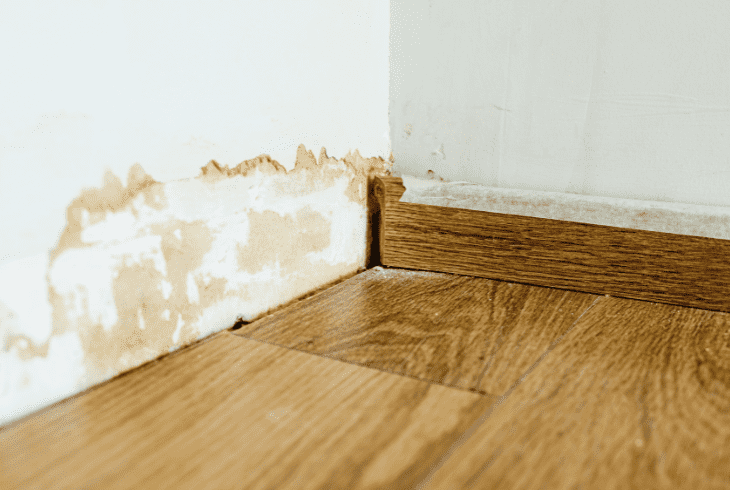 damage on floors