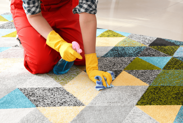 miss spots in carpets