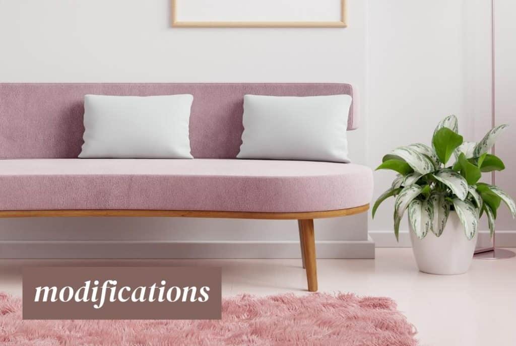 modified furnishings