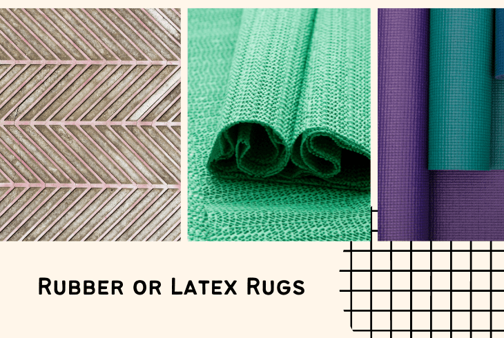 rubber or latex rugs