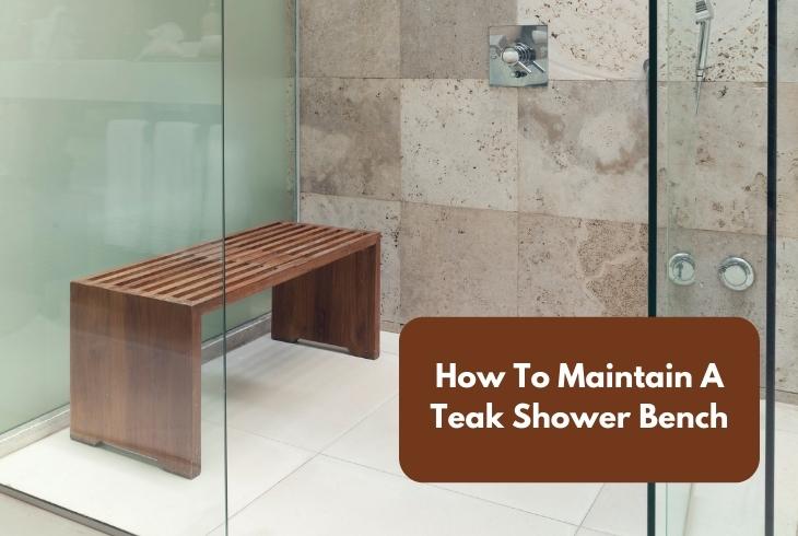 maintain teak bench