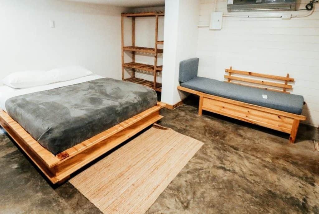 wooden pallet bed frame