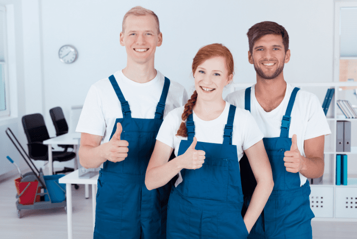 hire professional cleaners