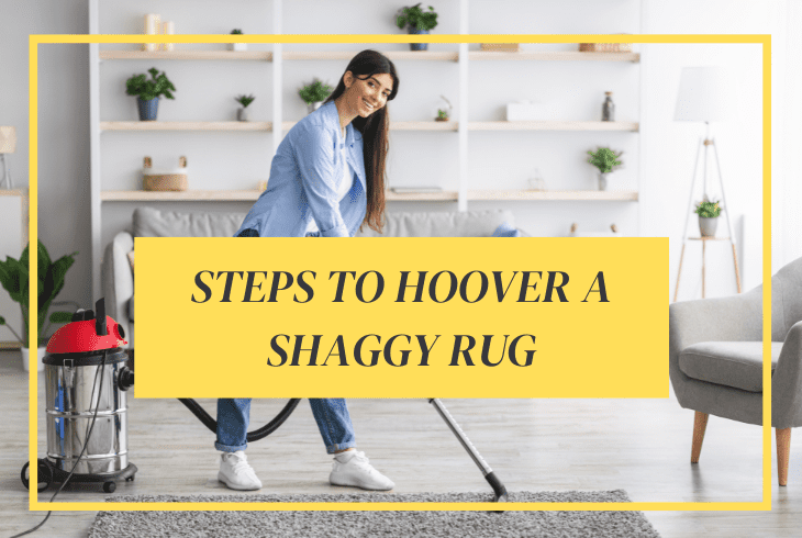 steps to hoover rug