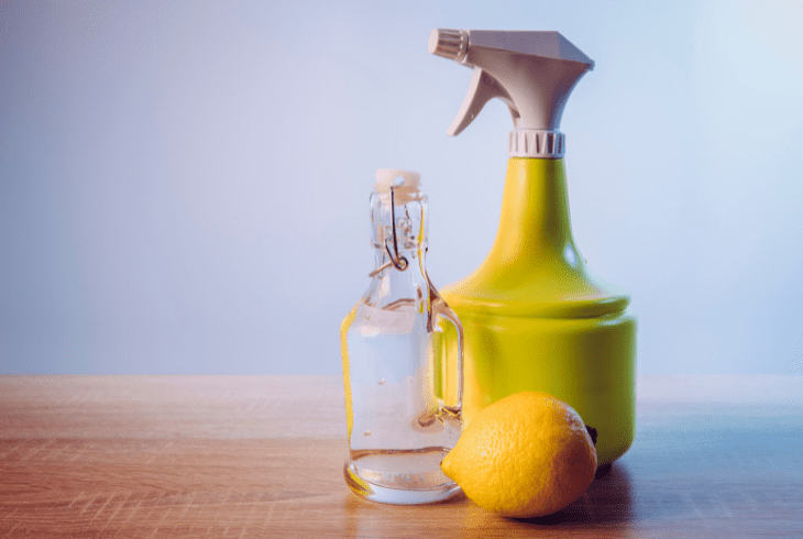 test the cleaning solutions