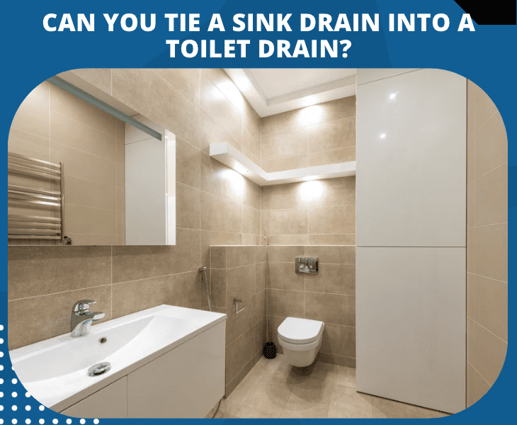 tie sink drain into toilet