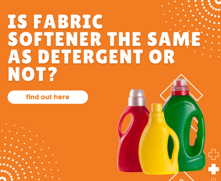 is fabric softener the same as detergent