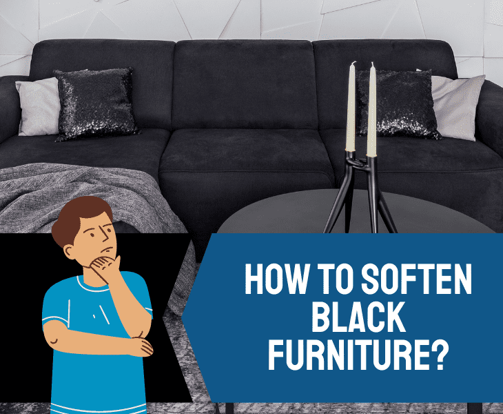soften black furniture