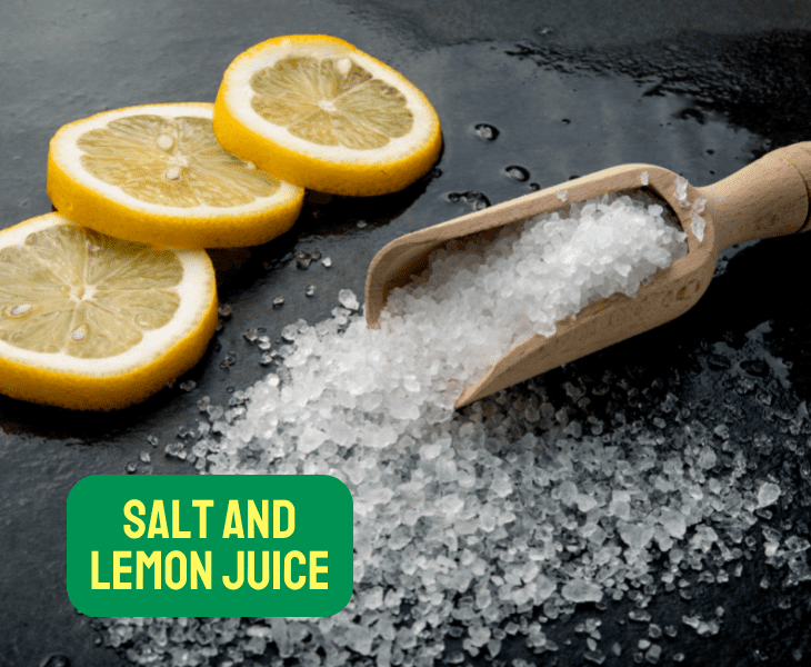 lemon and salt
