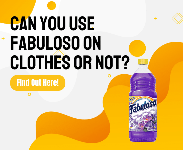 can you use fabuloso on clothes