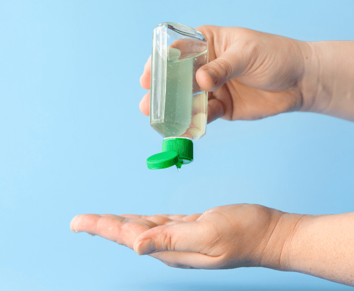 carry hand sanitizers