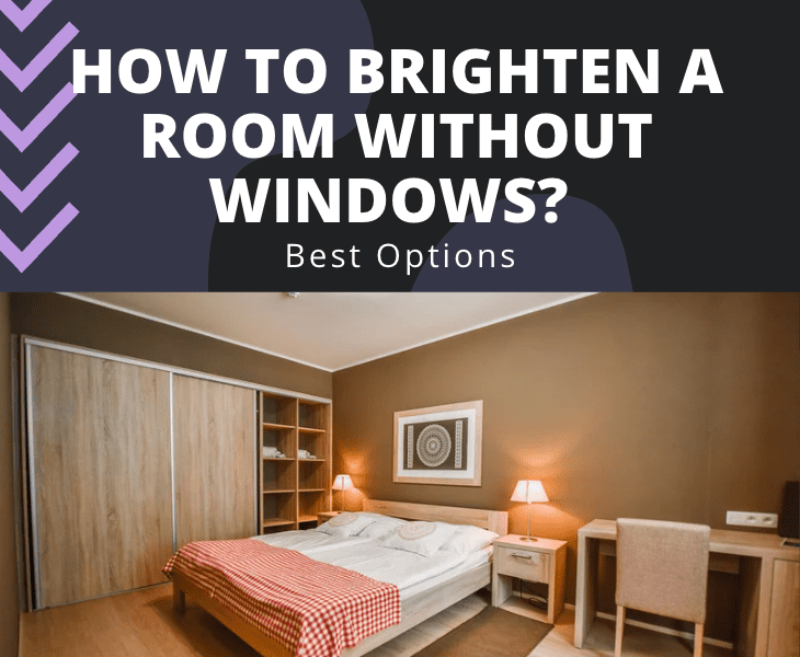 how to brighten a room without windows