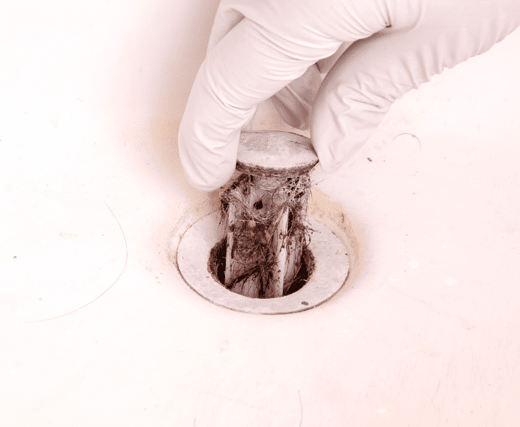 clean any dirt or debris
