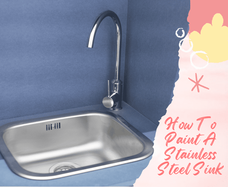 how to paint stainless steel sink