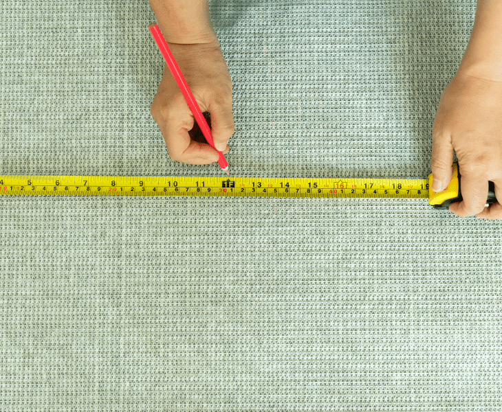 measure carpet