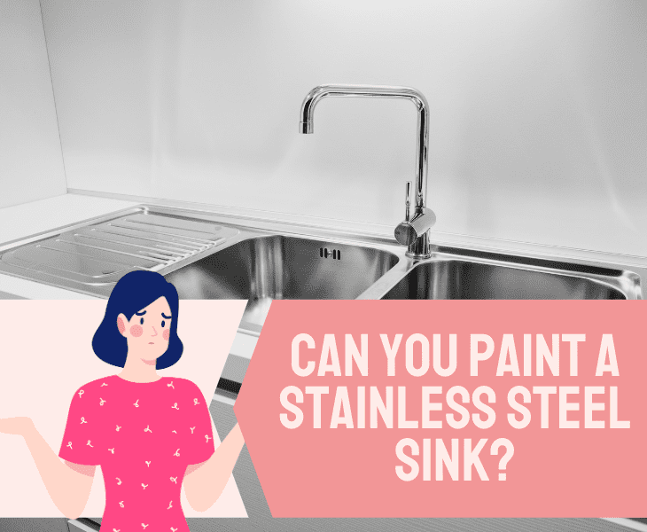 painting stainless steel sink