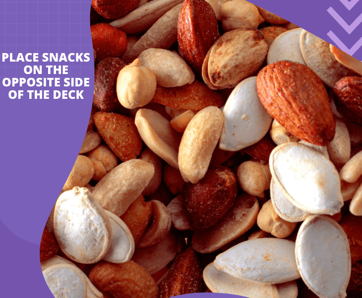 snacks on the opposite side