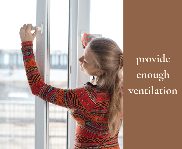 enough ventilation