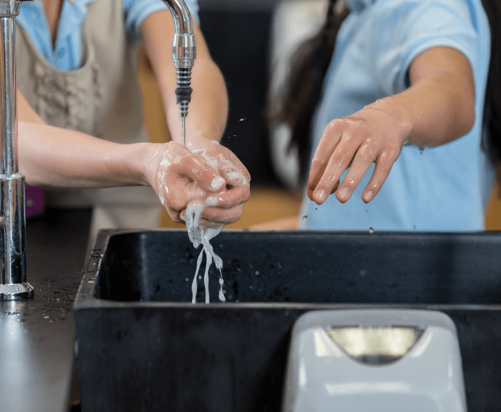 sink in public places