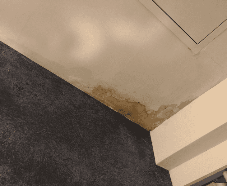 leak in roof