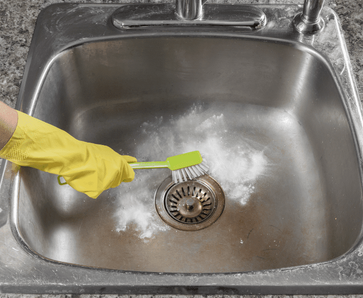 wash and scrub sink