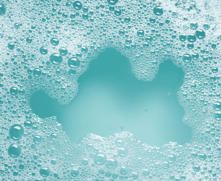 soap and water