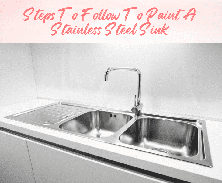 steps to follow sink painting