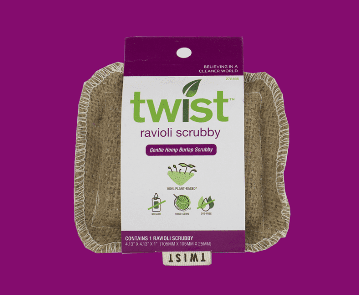 twist hemp scrub