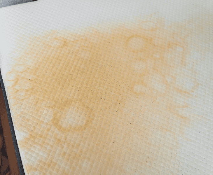 urine in mattress