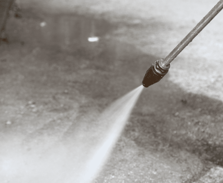 wet concrete