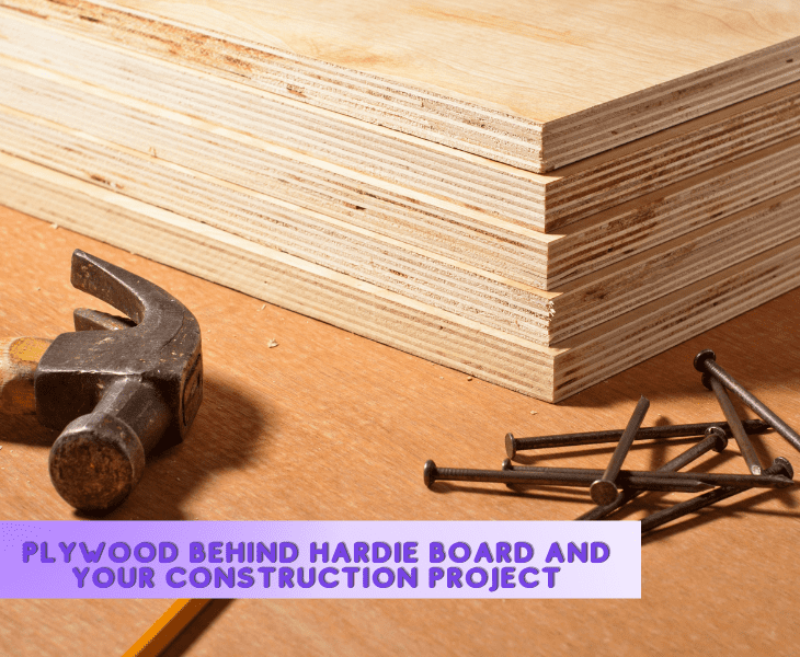 plywood behind hardie board