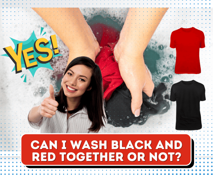 can i wash black and red together