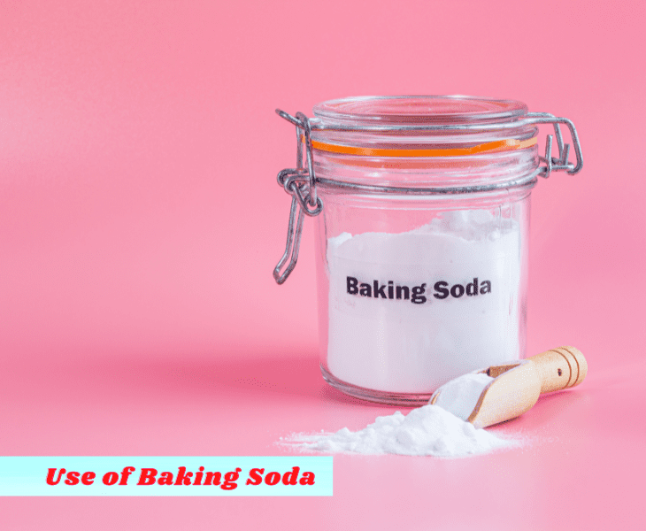 using baking soda 