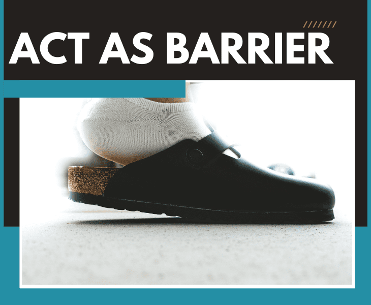 acts as barrier