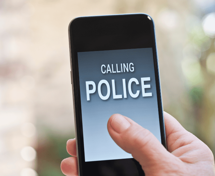 try call the police
